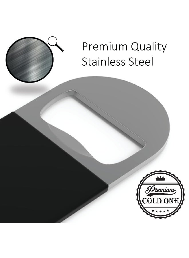 Axim USA Bartender Bottle Openers, Beer Bottle Openers, Speed Openers 3 Pack by Premium Cold One. Professional Grade: Rubber Coated, Stainless Steel. Large, 7 inch - Image 2